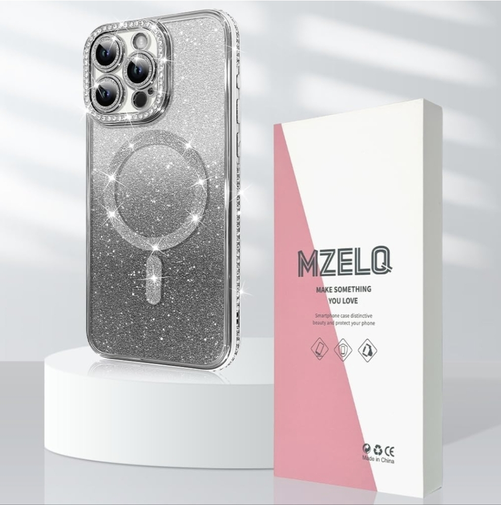 NIB MZELQ Compatible With iPhone Case Plating Magnetic